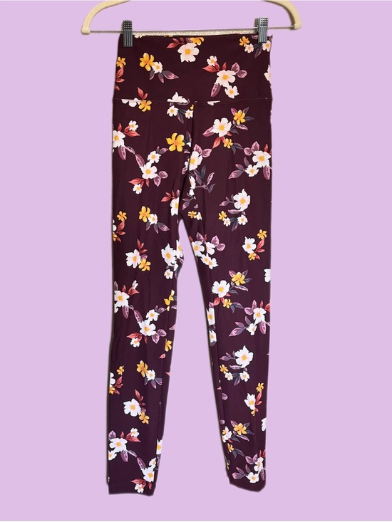 PINK Victoria's Secret Pants - PINK Victoria's Secret Plum Floral High-Waist Leggings